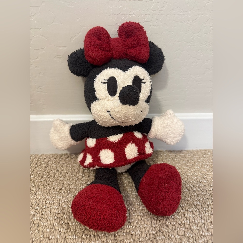 BAREFOOT DREAMS CozyChic Classic Disney Minnie Mouse Buddie DOLL PLUSH